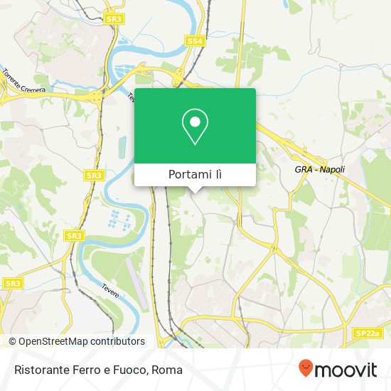 Mappa Ristorante Ferro e Fuoco