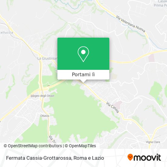 Mappa Fermata Cassia-Grottarossa