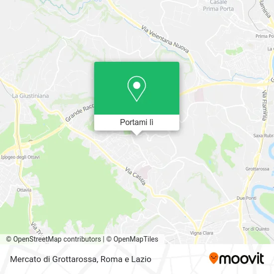 Mappa Mercato di Grottarossa