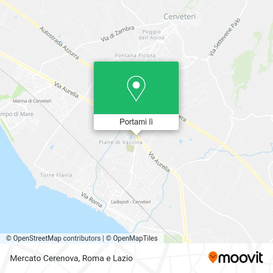 Mappa Mercato Cerenova