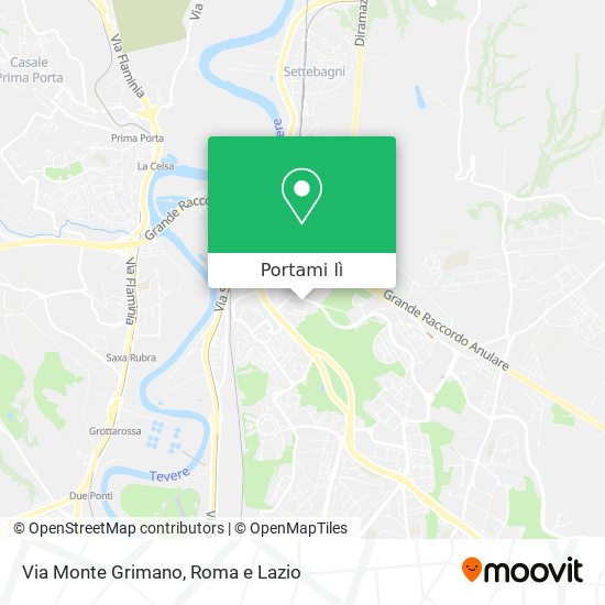 Mappa Via Monte Grimano