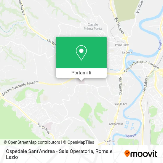 Mappa Ospedale Sant'Andrea - Sala Operatoria