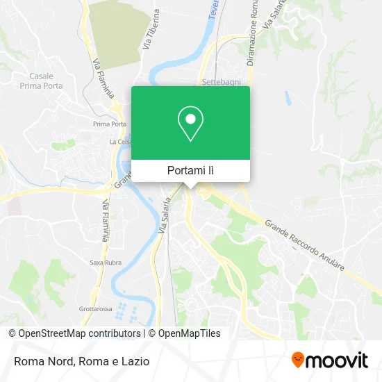 Mappa Roma Nord