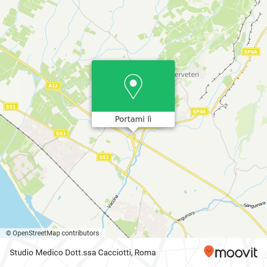 Mappa Studio Medico Dott.ssa Cacciotti