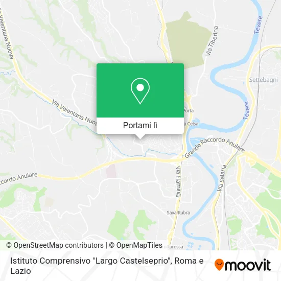 Mappa Istituto Comprensivo "Largo Castelseprio"