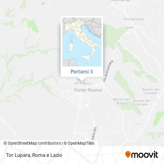 Mappa Tor Lupara