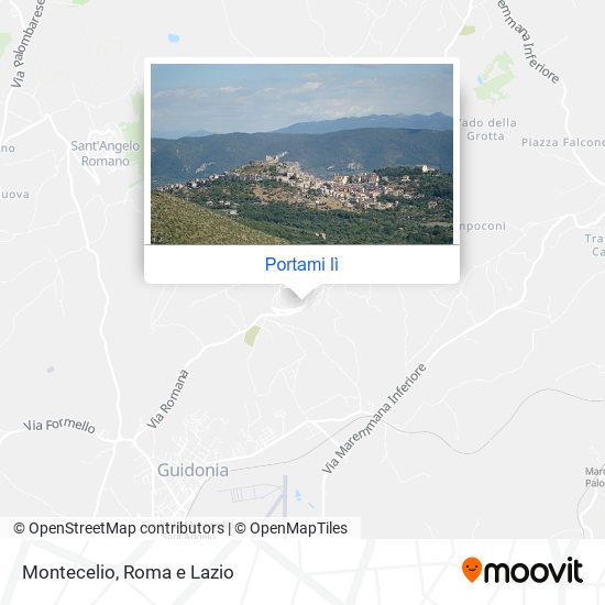 Mappa Montecelio