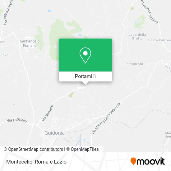 Mappa Montecelio