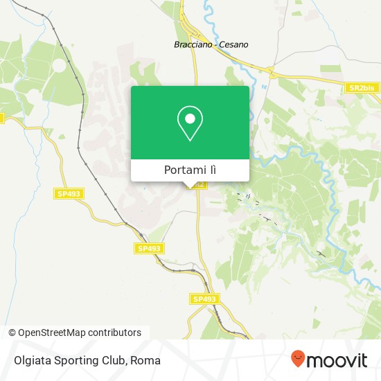 Mappa Olgiata Sporting Club