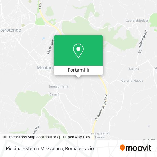 Mappa Piscina Esterna Mezzaluna