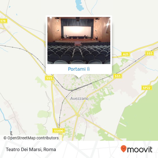 Mappa Teatro Dei Marsi