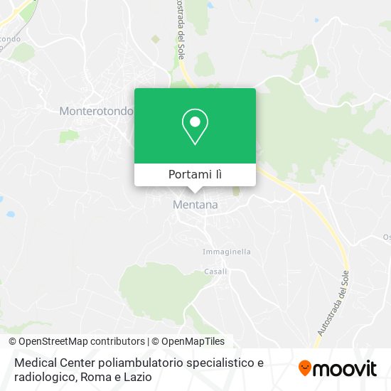 Mappa Medical Center poliambulatorio specialistico e radiologico