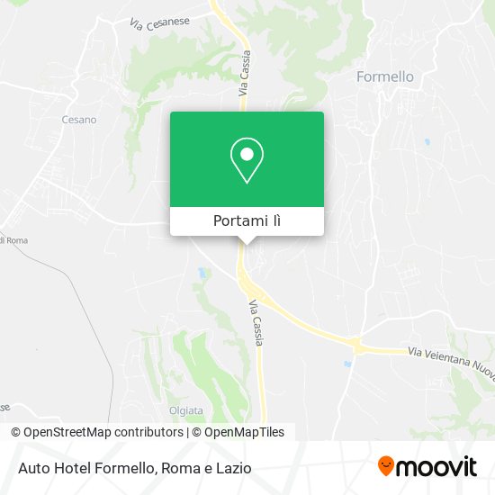 Mappa Auto Hotel Formello