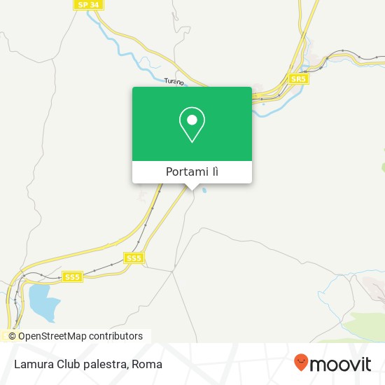 Mappa Lamura Club palestra