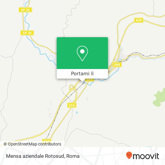 Mappa Mensa aziendale Rotosud