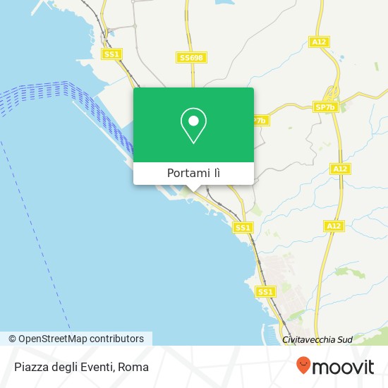 Mappa Piazza degli Eventi