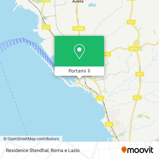 Mappa Residence Stendhal