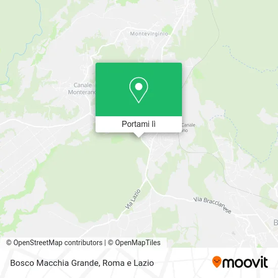Mappa Bosco Macchia Grande