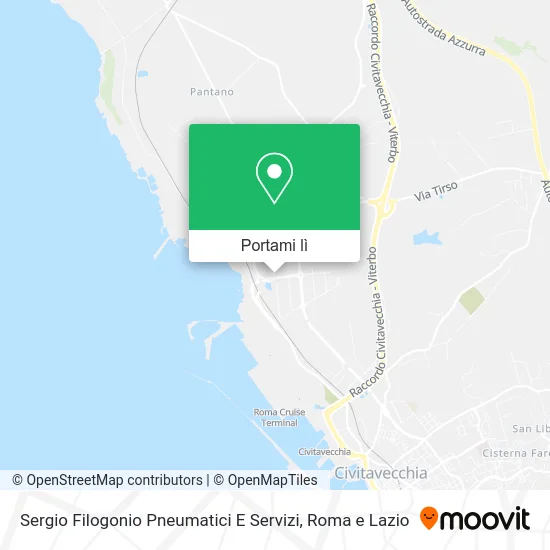 Mappa Sergio Filogonio Pneumatici E Servizi
