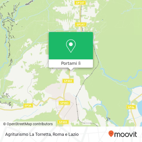 Mappa Agriturismo La Torretta
