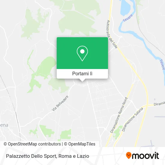 Mappa Palazzetto Dello Sport