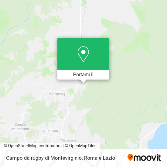 Mappa Campo da rugby di Montevirginio