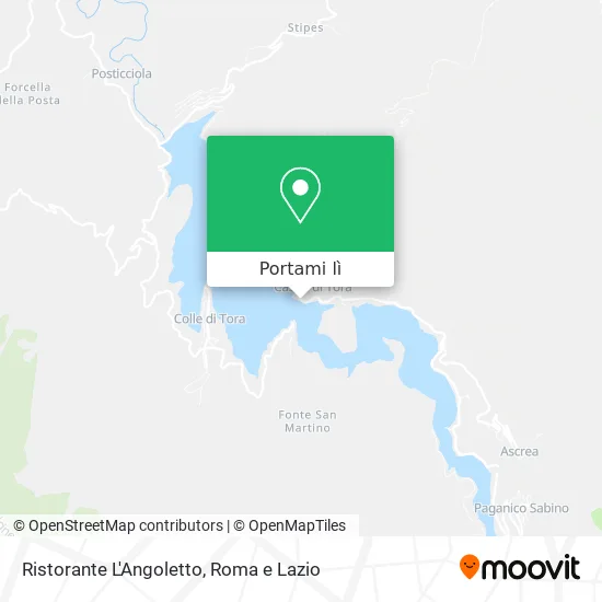 Mappa Ristorante L'Angoletto