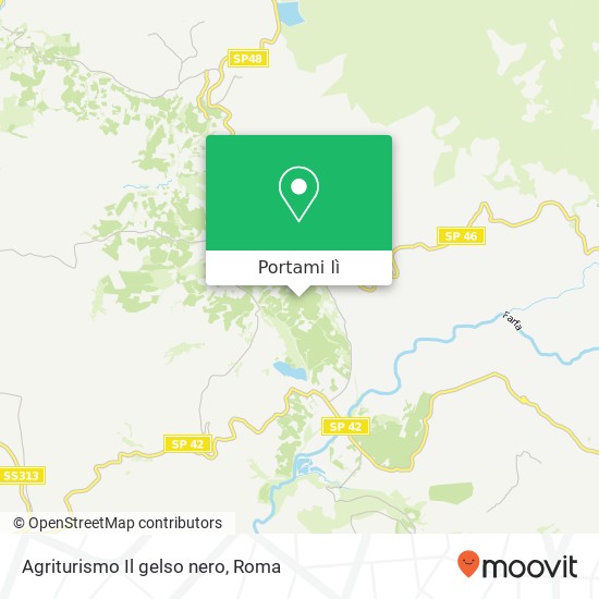 Mappa Agriturismo Il gelso nero