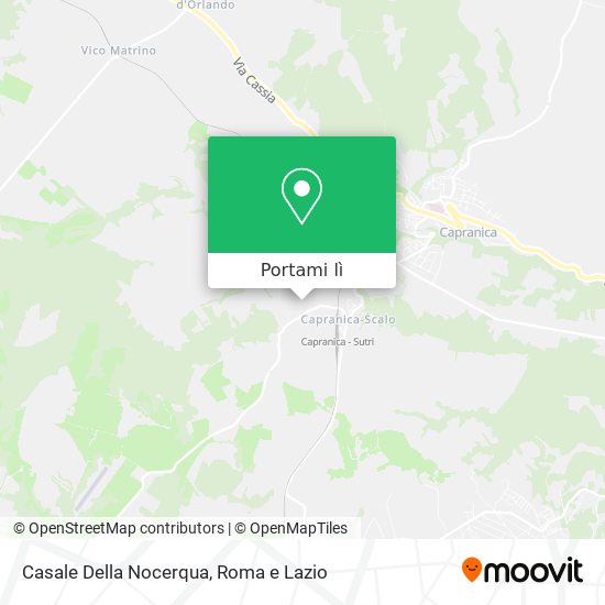 Mappa Casale Della Nocerqua