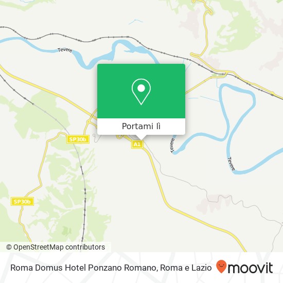Mappa Roma Domus Hotel Ponzano Romano
