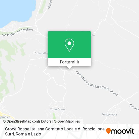 Mappa Croce Rossa Italiana Comitato Locale di Ronciglione-Sutri