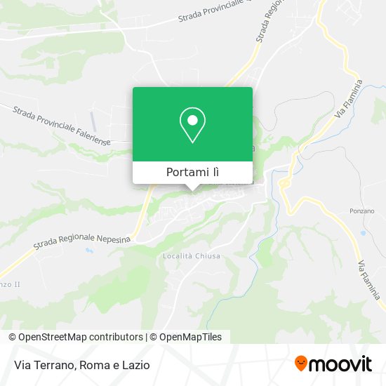 Mappa Via Terrano