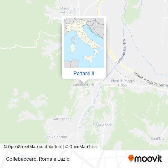 Mappa Collebaccaro