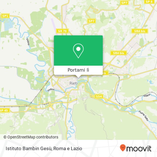 Mappa Istituto Bambin Gesù