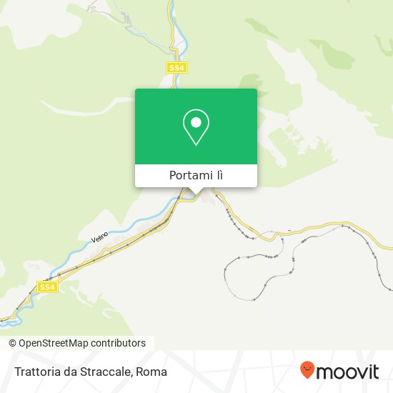 Mappa Trattoria da Straccale