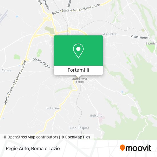 Mappa Regie Auto