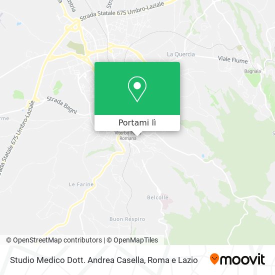 Mappa Studio Medico Dott. Andrea Casella