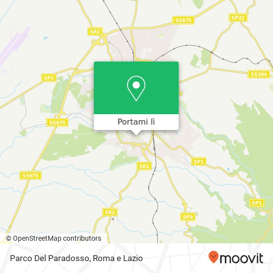 Mappa Parco Del Paradosso