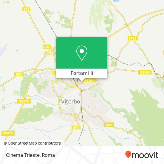 Mappa Cinema Trieste