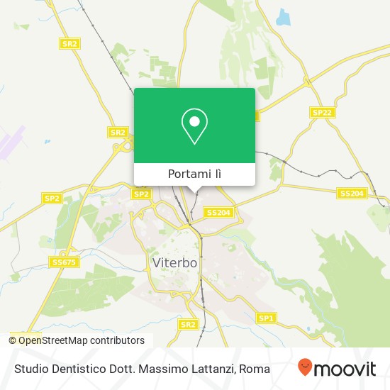 Mappa Studio Dentistico Dott. Massimo Lattanzi