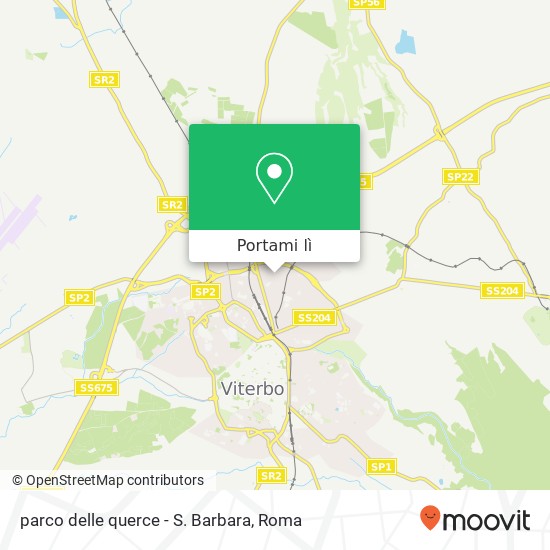 Mappa parco delle querce -  S. Barbara