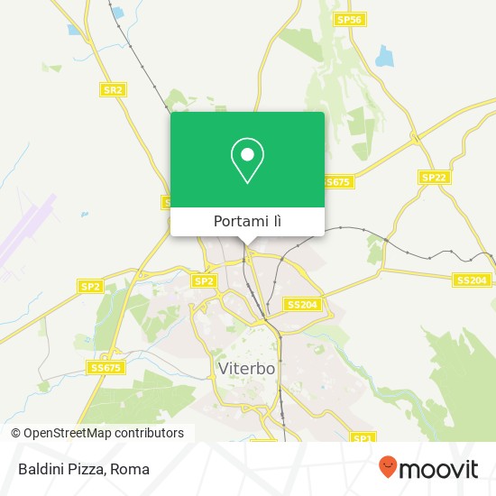 Mappa Baldini Pizza