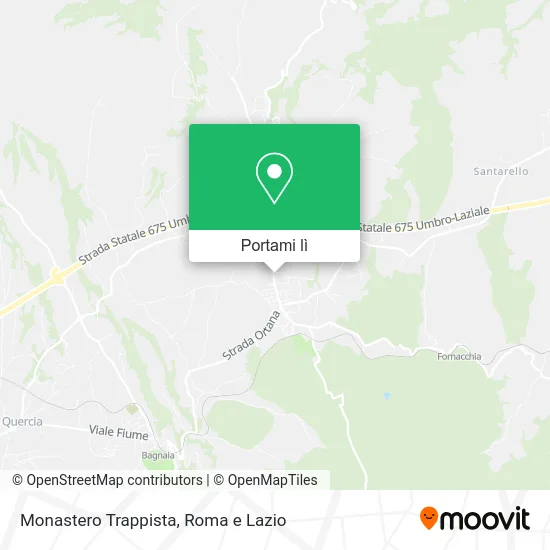 Mappa Monastero Trappista