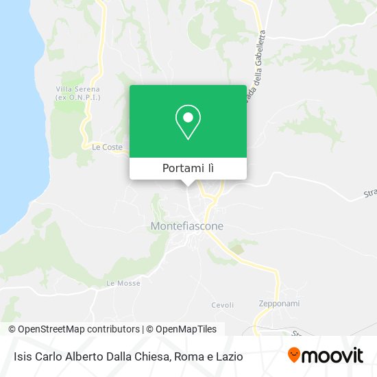 Mappa Isis Carlo Alberto Dalla Chiesa