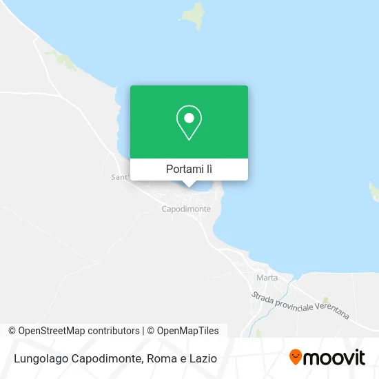 Mappa Lungolago Capodimonte