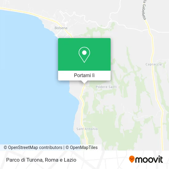 Mappa Parco di Turona