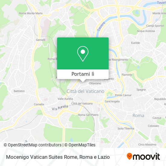 Mappa Mocenigo Vatican Suites Rome