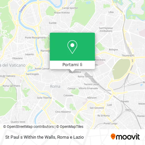 Mappa St Paul s Within the Walls