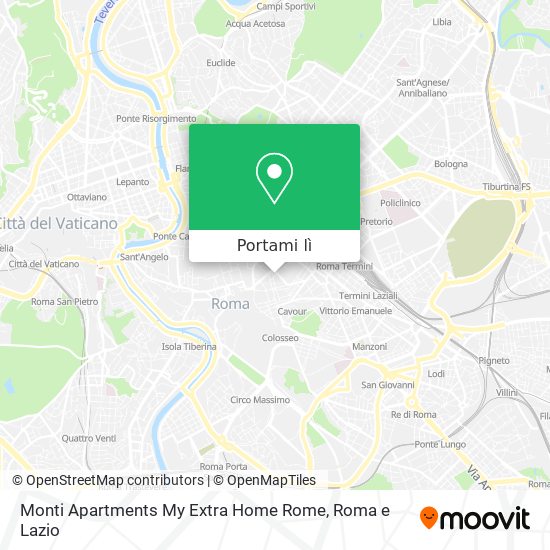 Mappa Monti Apartments My Extra Home Rome