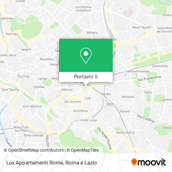 Mappa Lux Appartamenti Rome